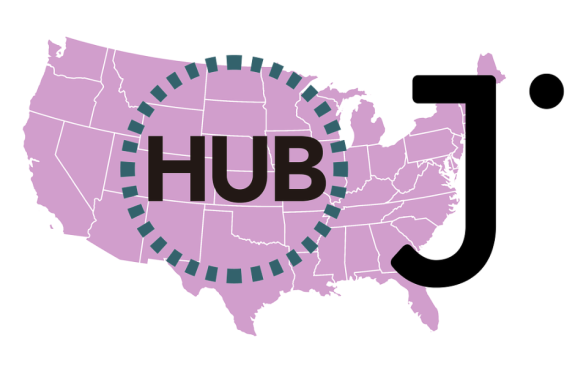 Hub is written across a map of the United States